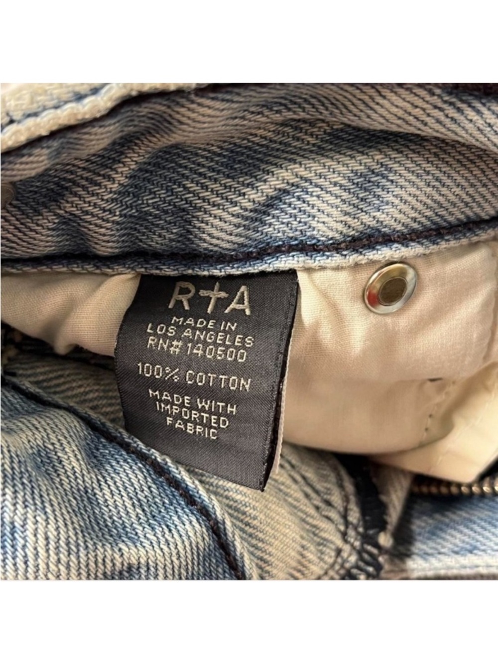 RtA Simone Denim Mini Skirt. Size 4. NWT. - Picture 7 of 7